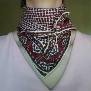 Vintage Italian Silk Scarf